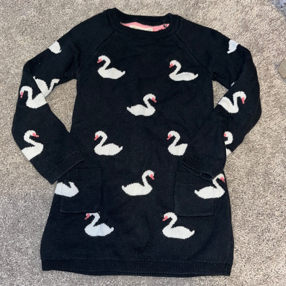 Tucker Tate Girls Sweater Dress Long Sleeve Pockets Size 3